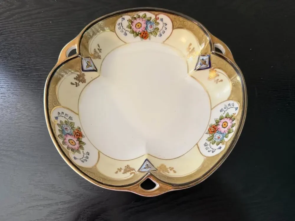 Vintage Noritake Hand Painted Japanese Candy Dish Bowl #326